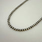 Round Navajo Pearls Necklace 4mm - 16"