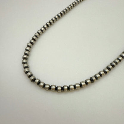Round Navajo Pearls Necklace 4mm - 16"