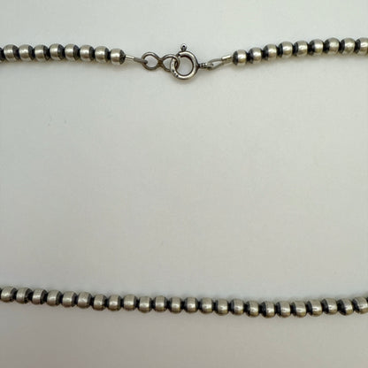 Round Navajo Pearls Necklace 4mm - 16"