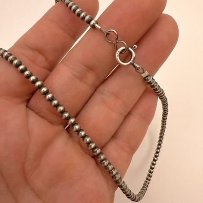 ナバホパールネックレス 3mm - 40cm