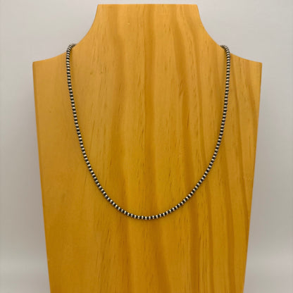 ナバホパールネックレス 3mm - 50cm