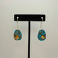 Mojave Turquoise Slab Earrings