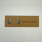 Small Turquoise Fan Stud Earrings