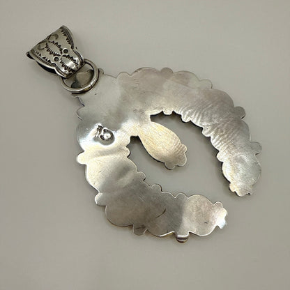 キングマンターコイズビッグナジャペンダントトップ By Freddie Maloney