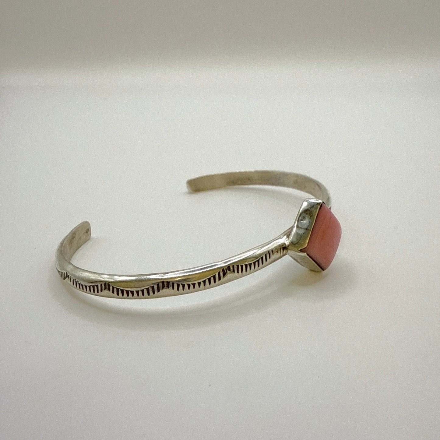 Pink Conch Diamond Cuff Bracelet