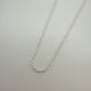 Sterling Silver Chain Necklace French Rope 18"