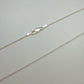 Sterling Silver Chain Necklace French Rope 18"