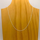 Sterling Silver Chain Necklace French Rope 18"