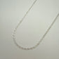 Sterling Silver Chain Necklace Cable Flat 18"