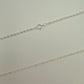 Sterling Silver Chain Necklace Cable Flat 18"