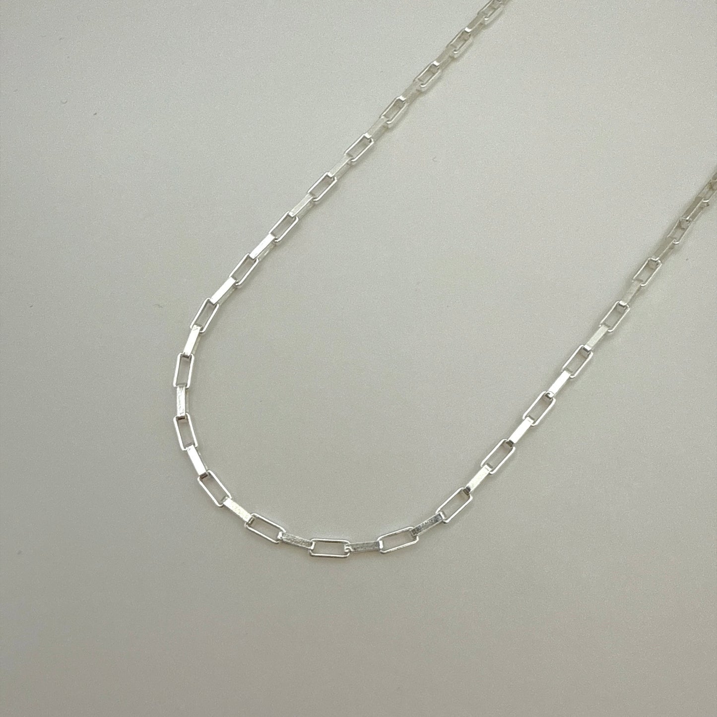 Sterling Silver Chain Necklace Long Box 20"