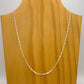 Sterling Silver Chain Necklace Long Box 20"