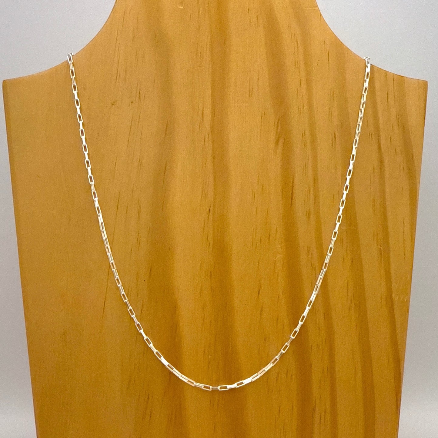 Sterling Silver Chain Necklace Long Box 20"