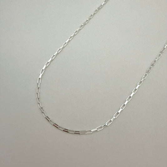 Sterling Silver Chain Necklace Long Box 20"