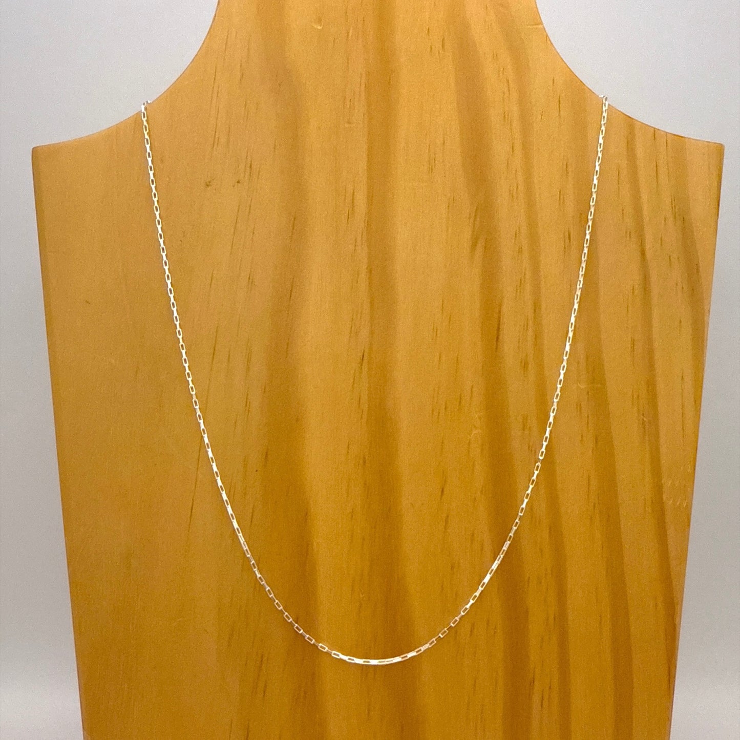 Sterling Silver Chain Necklace Long Box 20"