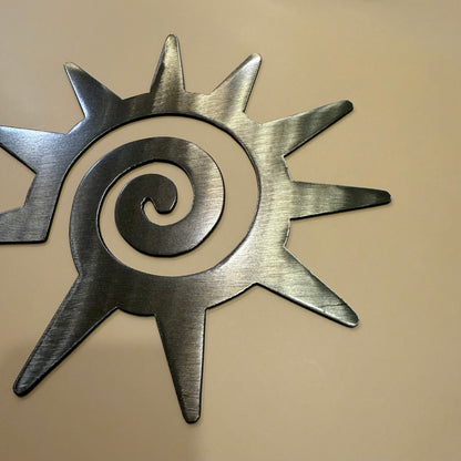 サウスウエストサンメタルウォールアート(シャンパンシマー)