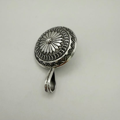 Stamped Navajo Pearl Pendant By Sunshine Reeves - Small