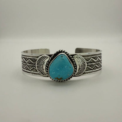 スタンプワークキングマンターコイズバングル By Sunshine Reeves 内周140mm