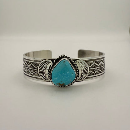 スタンプワークキングマンターコイズバングル By Sunshine Reeves 内周140mm