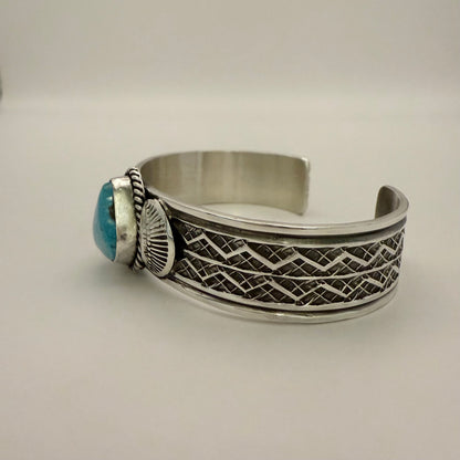 スタンプワークキングマンターコイズバングル By Sunshine Reeves 内周140mm