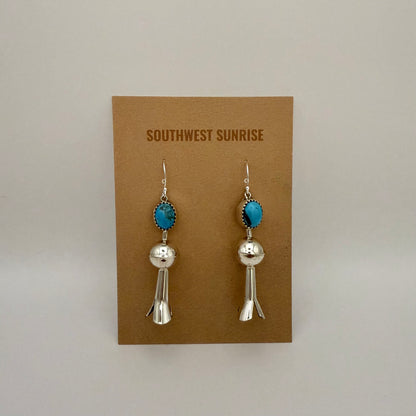 ターコイズスカッシュブロッサムピアス