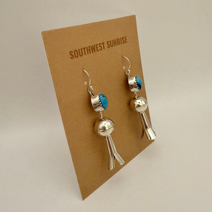 ターコイズスカッシュブロッサムピアス