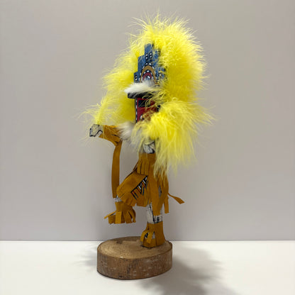 ネイティブアメリカンナバホ族 へミスカチーナドール / ゴールド