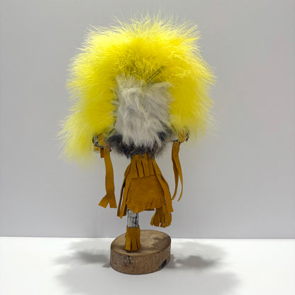 ネイティブアメリカンナバホ族 へミスカチーナドール / ゴールド