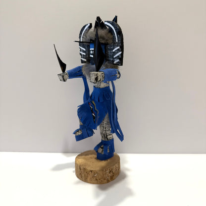 Native American Navajo Crow Mother Kachina Doll / Blue