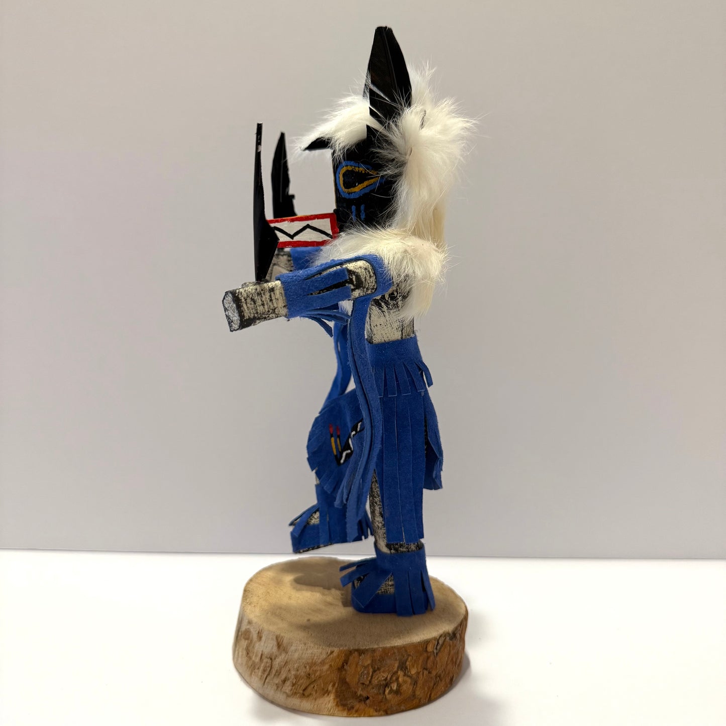 ネイティブ アメリカンナバホ族 バッジャーヒーラーカチーナドール/ ブルー