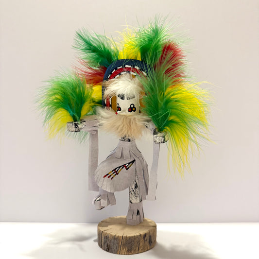 Native American Navajo Rainbow Kachina Doll / White