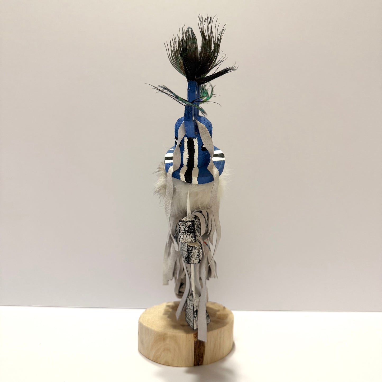 ネイティブアメリカンナバホ族 ココペリカチーナドール /ホワイト A