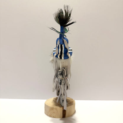 ネイティブアメリカンナバホ族 ココペリカチーナドール /ホワイト A