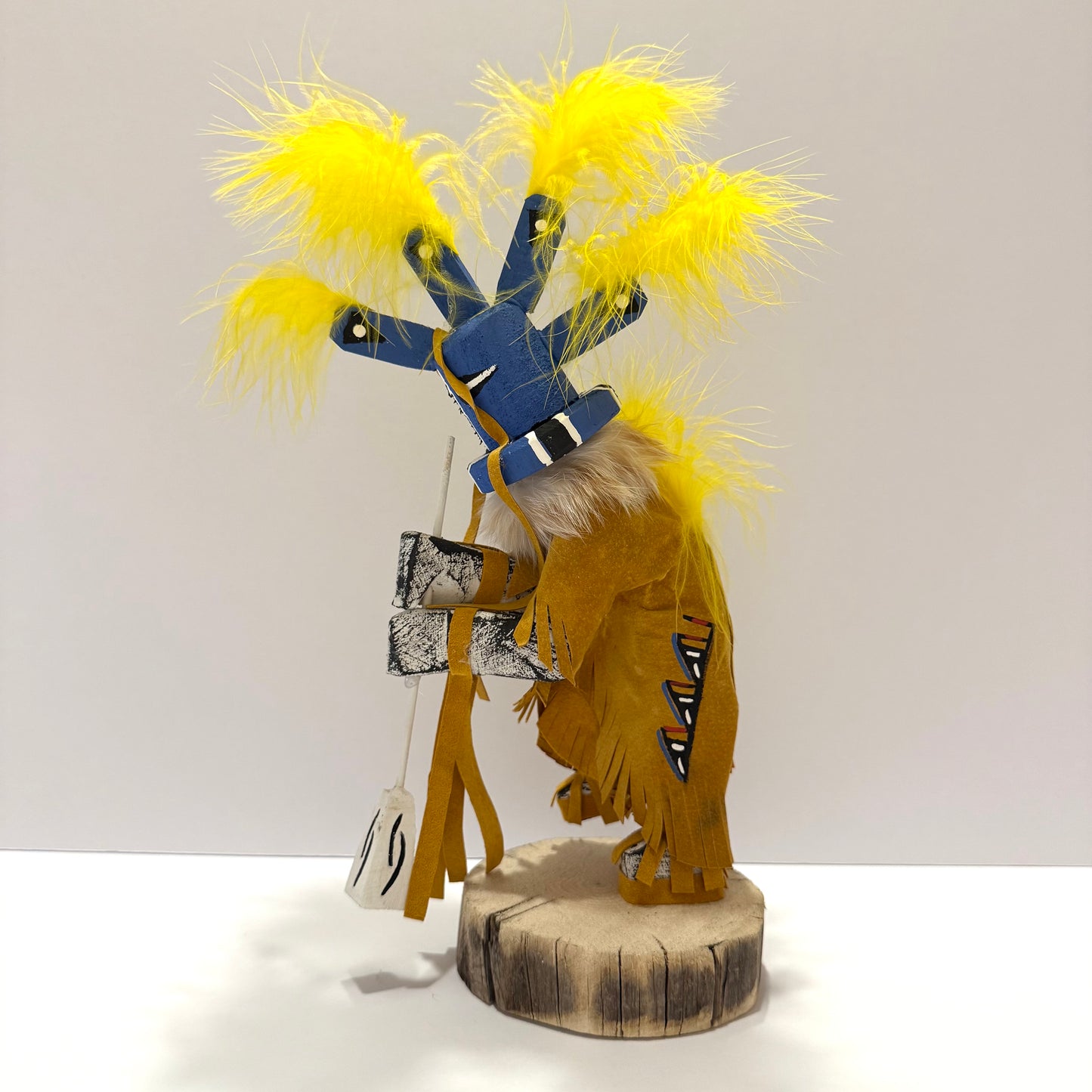 ネイティブアメリカンナバホ族 ココペリカチーナドール /ゴールド