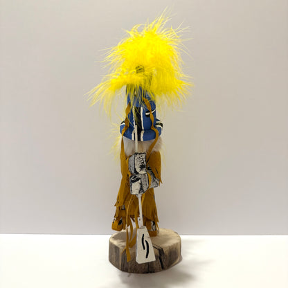 ネイティブアメリカンナバホ族 ココペリカチーナドール /ゴールド