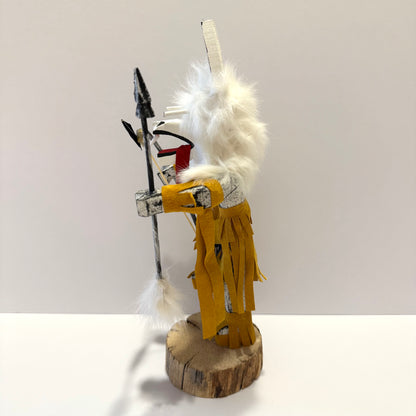 Native American Navajo Wolf Kachina Doll /Gold