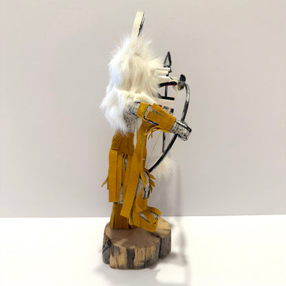 Native American Navajo Wolf Kachina Doll /Gold