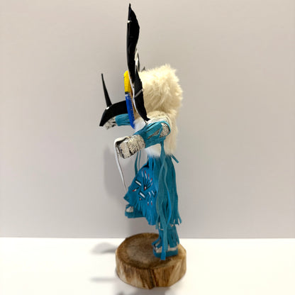 Native American Navajo Chief Kachina Doll / Turquoise