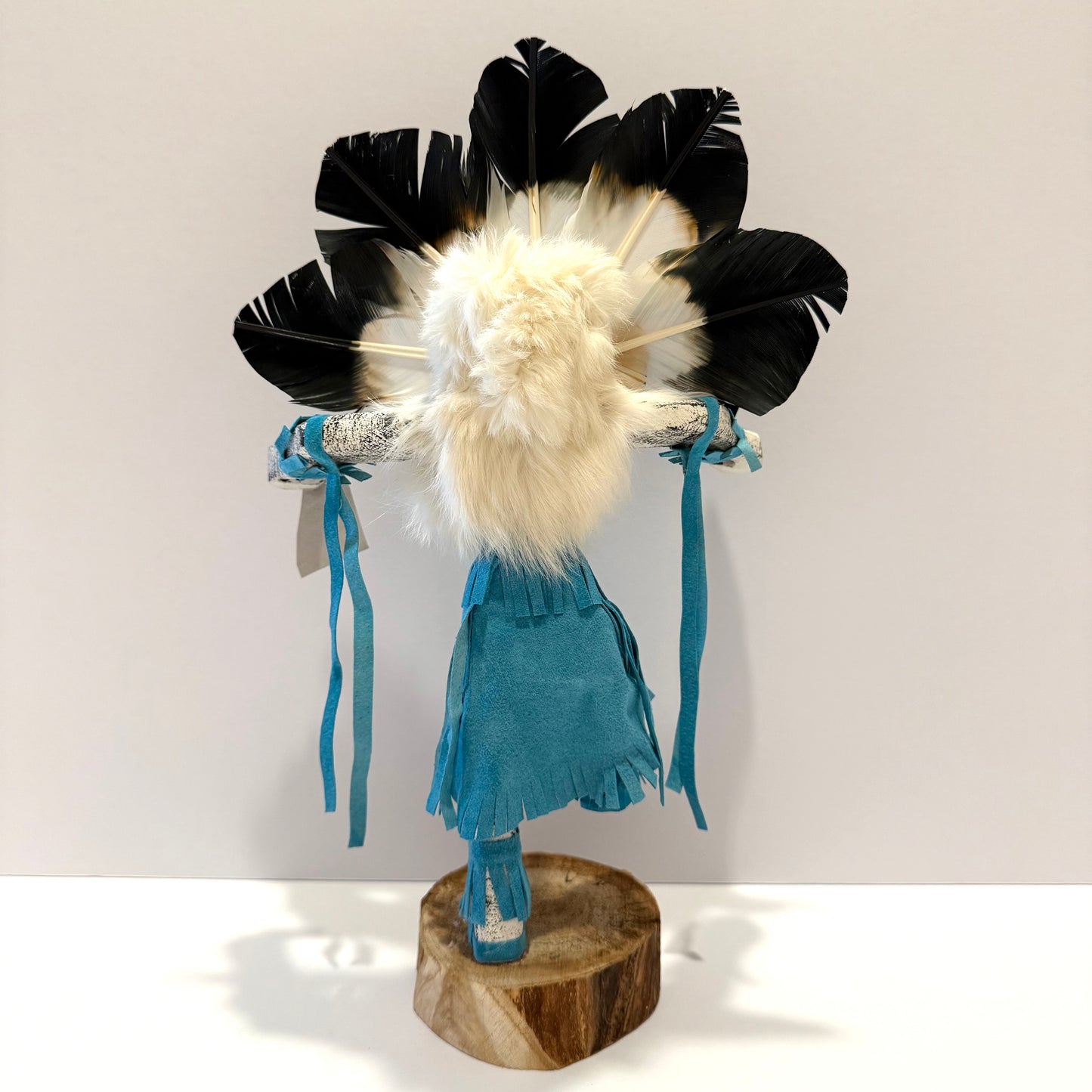 Native American Navajo Chief Kachina Doll / Turquoise