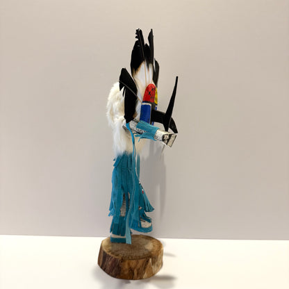 Native American Navajo Chief Kachina Doll / Turquoise