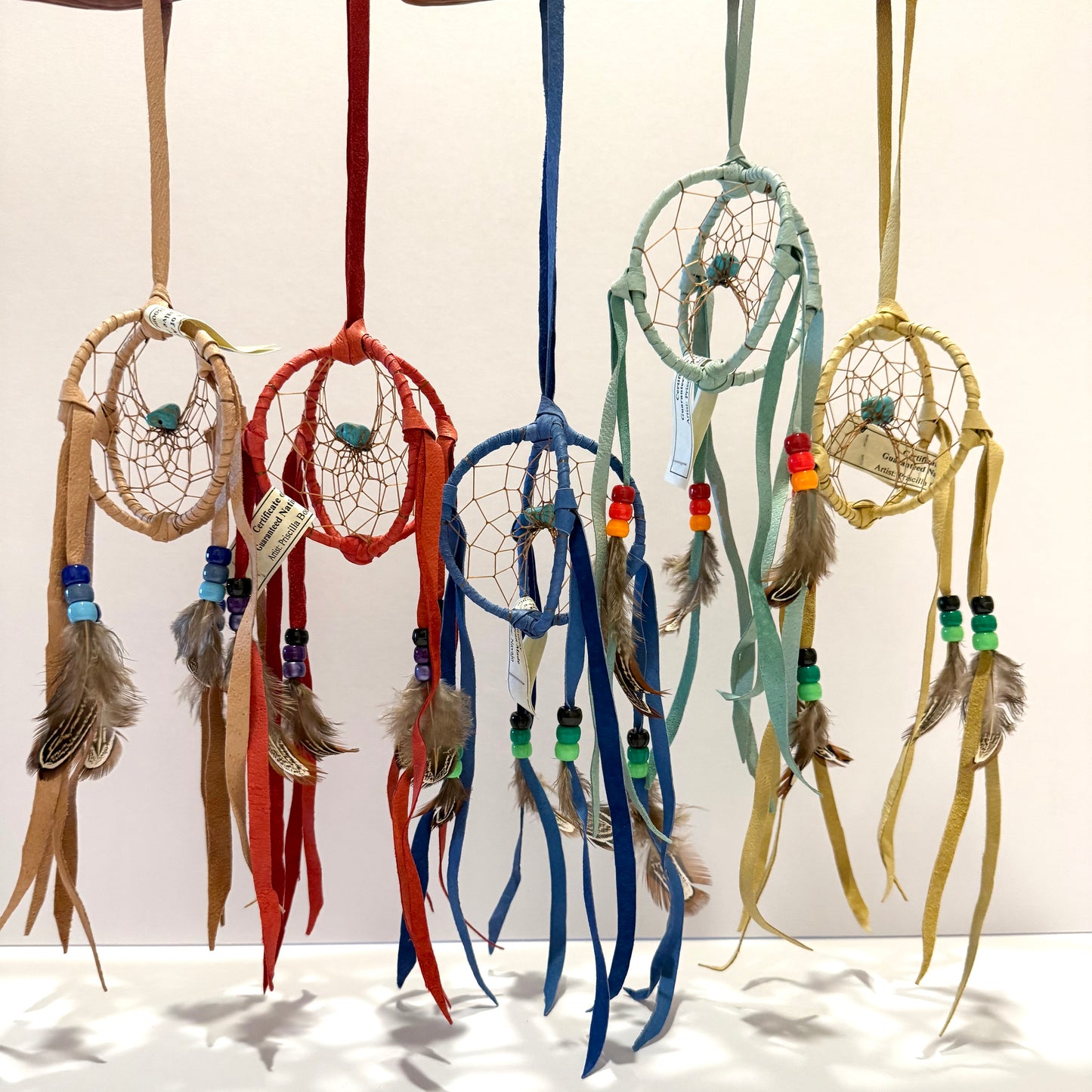 Native American Navajo 3D Double Dream Catcher 3" (8cm)