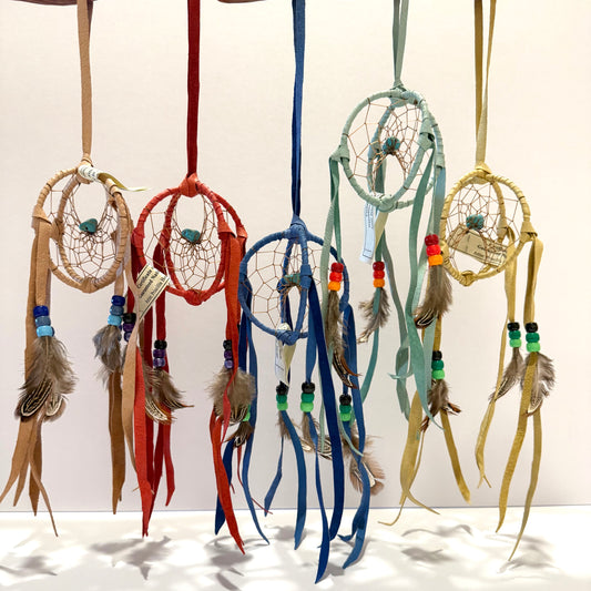 Native American Navajo 3D Double Dream Catcher 3" (8cm)