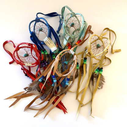 Native American Navajo 3D Double Dream Catcher 3" (8cm)