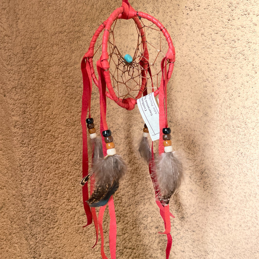 Native American Navajo Double Dream Catcher 4" (10cm)