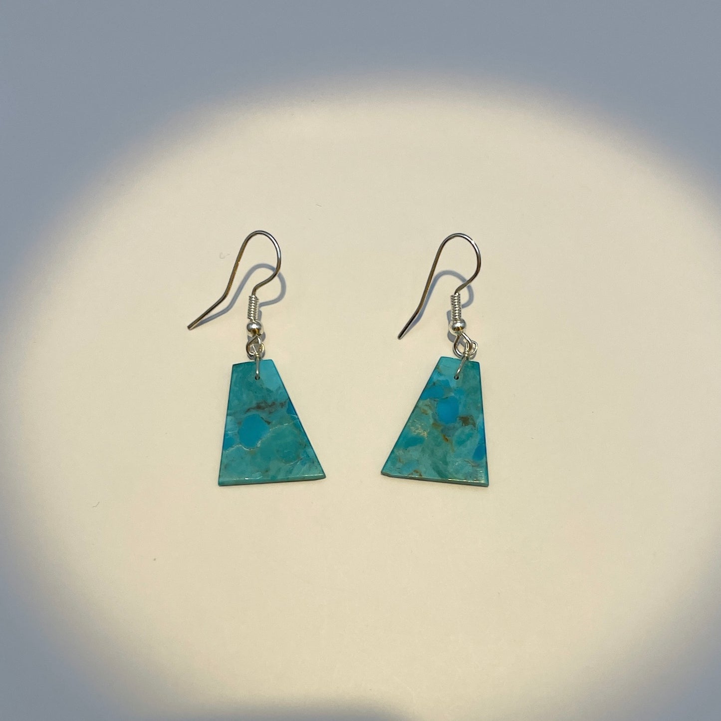 Turquoise Slab Earrings