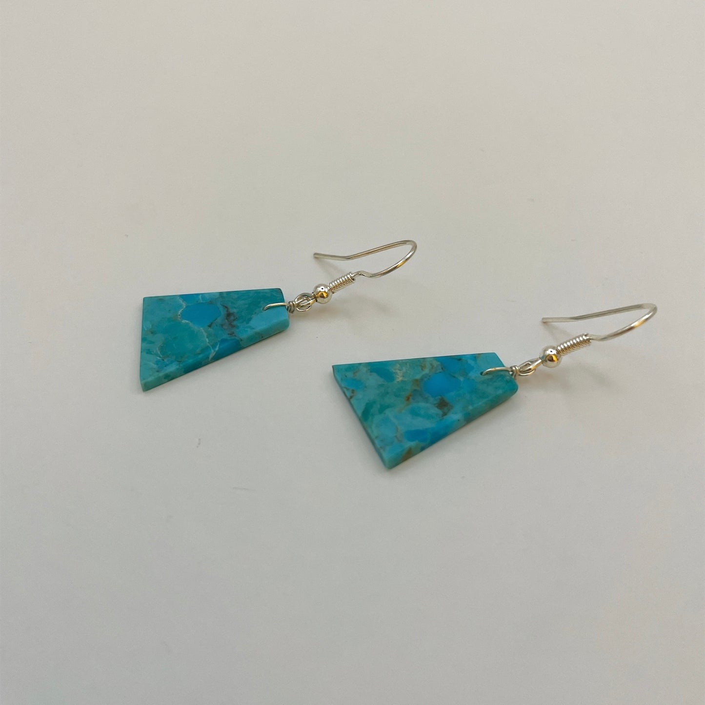 Turquoise Slab Earrings