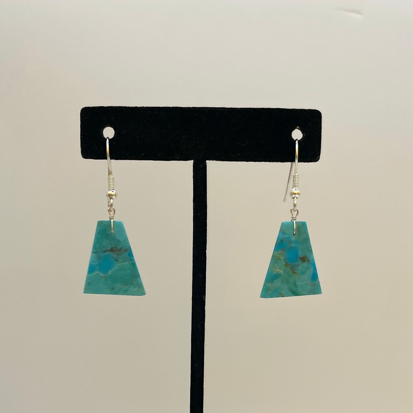 Turquoise Slab Earrings