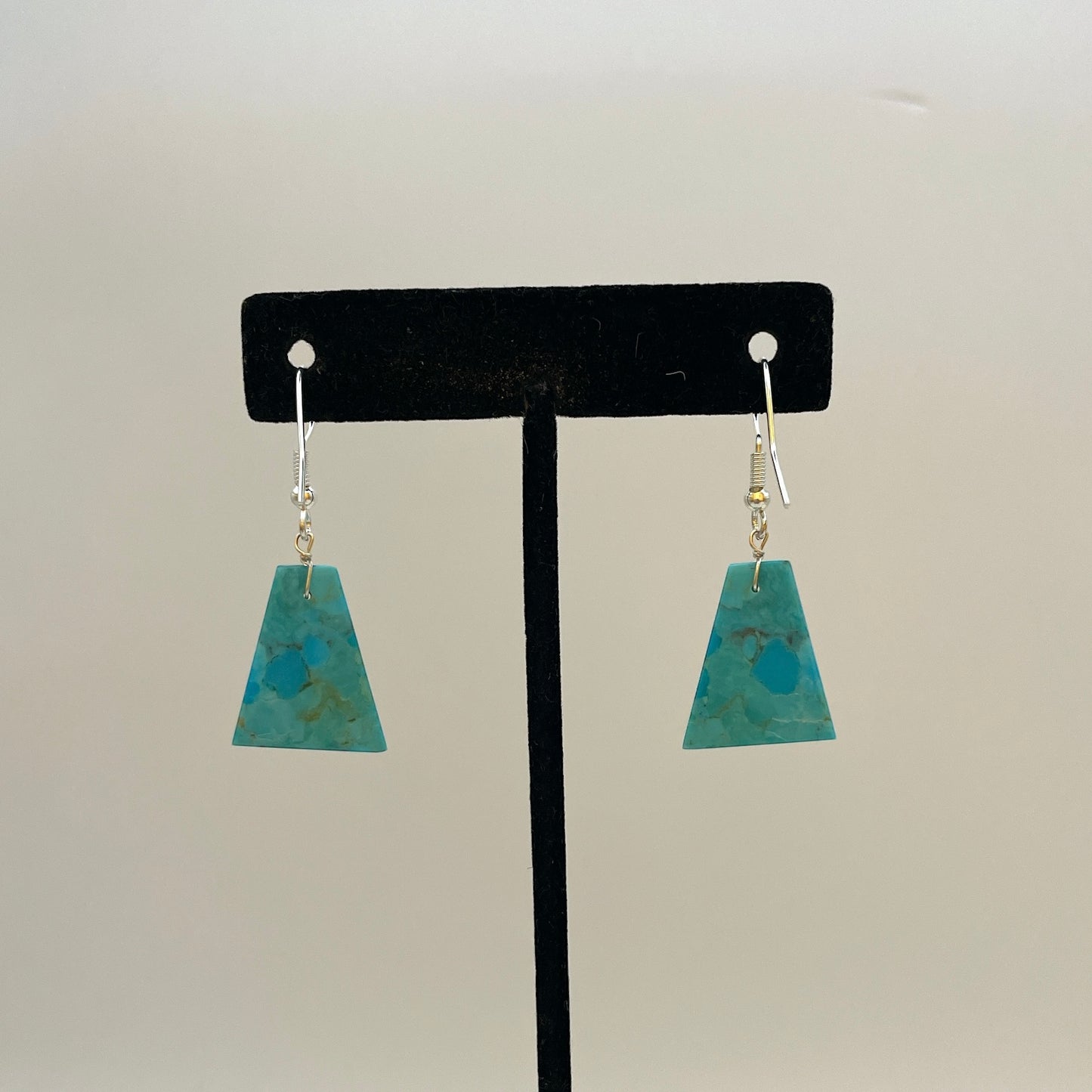 Turquoise Slab Earrings