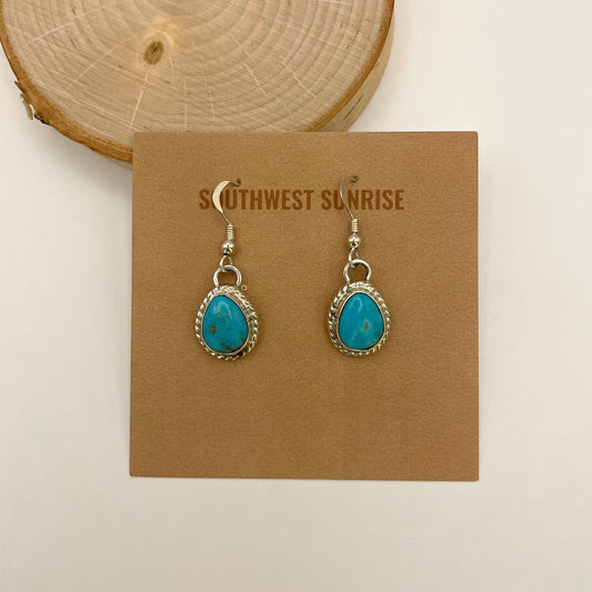 Turquoise Dangle Earrings By Marcella James A