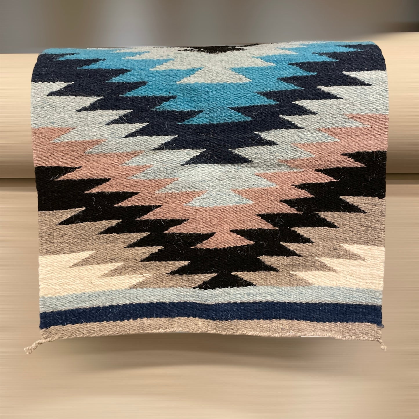 手織りナバホラグ　